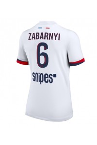 Paris Saint-Germain Illia Zabarnyi #6 Fotballdrakt Borte Klær Dame 2025-26 Korte ermer